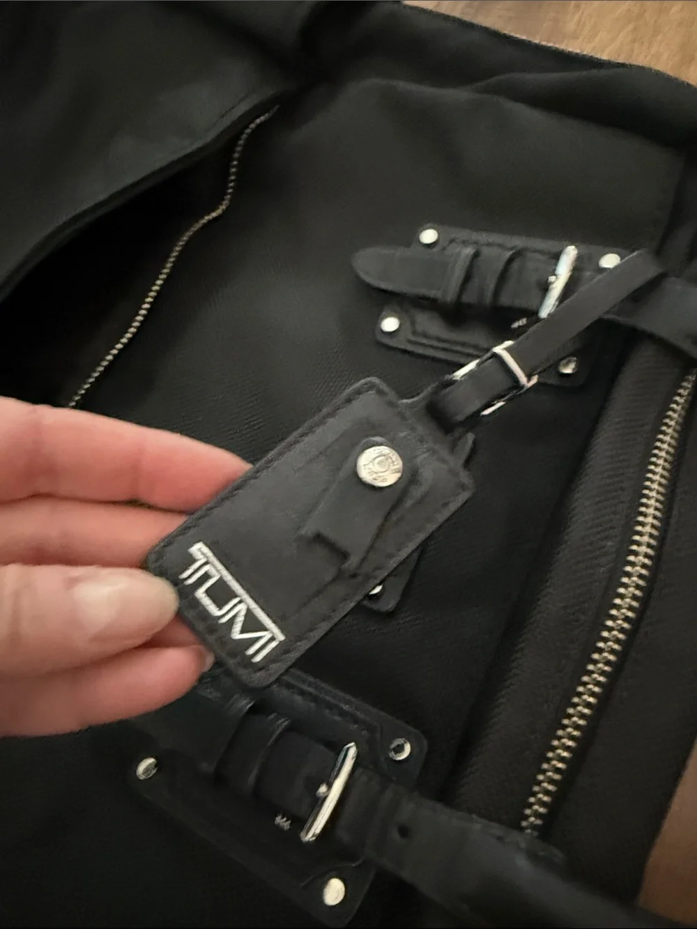 Tumi backpack black